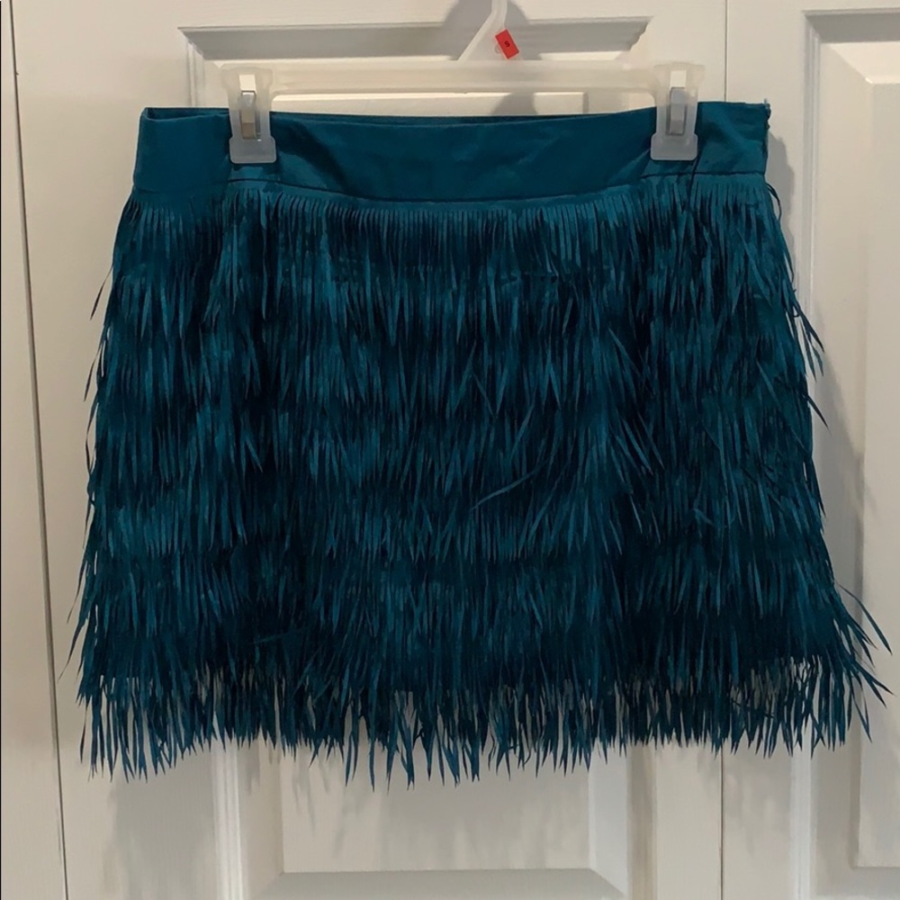 New With Tags! Women’s Turquoise Fringe Skirt